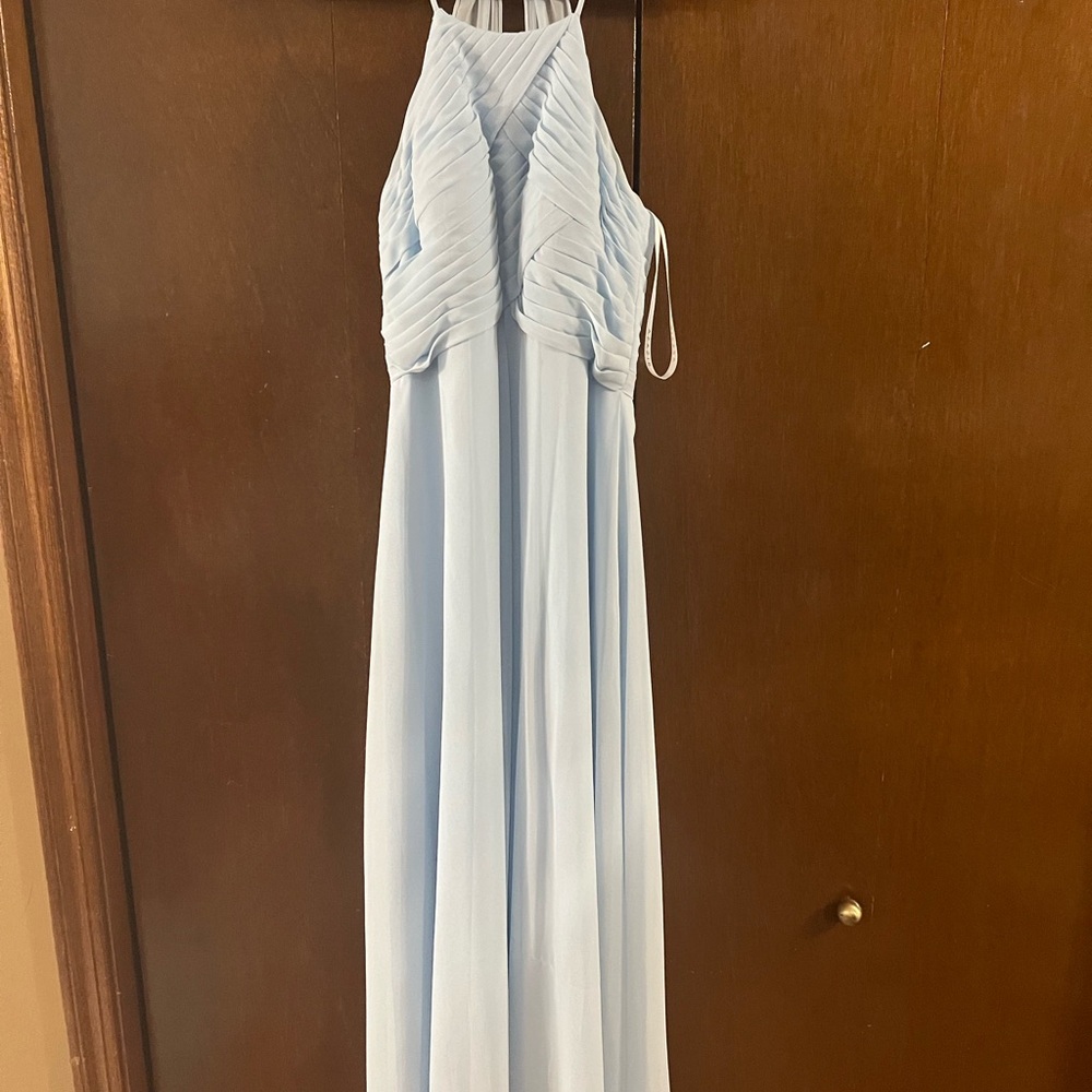 AZAZIE BLUE DRESS. Size A2